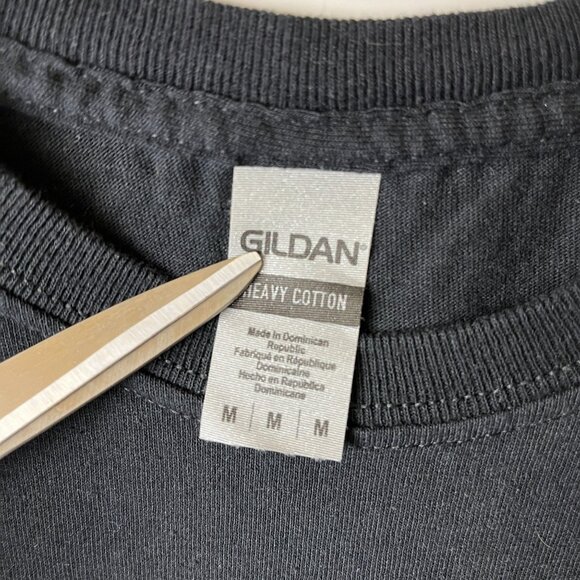 Travis Scott Kid Cudi Rap Tee T Shirt Black Medium M Graphic Saturo Cotton Solid - Picture 9 of 9